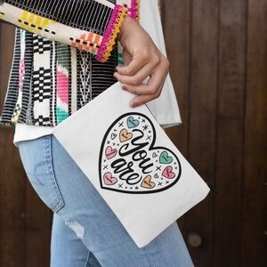 Valentine's day your are  forms of many Zipper pouch for makeup